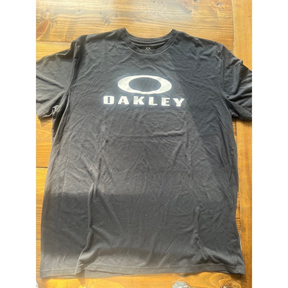 Oakley Hydrolix Performance Logo T-Shirt Mens 3XL Black Short Sleeve Tee